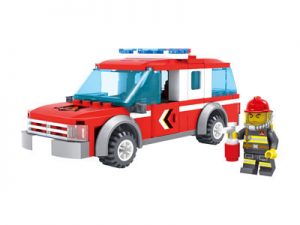 KAZI / GBL / BOZHI KY98209 Fire Police: Fire Patrol Car 0