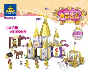 KAZI / GBL / BOZHI KY98711 Golden Princess: Dream Golden Castle 0