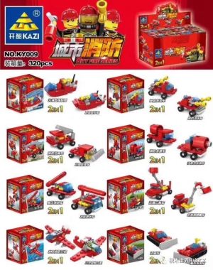 KAZI / GBL / BOZHI KY009-8 City Fire Carriers 8 0