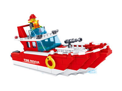 KAZI / GBL / BOZHI KY98204 Fire Police: Fire Boat 0