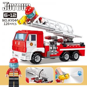 KAZI / GBL / BOZHI KY044 Smart Fire: Ladder Fire Engine 0