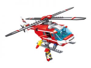 KAZI / GBL / BOZHI KY98210 Fire Police: Fire and Rescue Helicopter 0