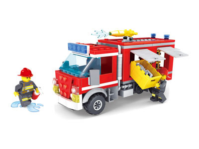 KAZI / GBL / BOZHI KY98211 Fire Police: Fire Trucks 0