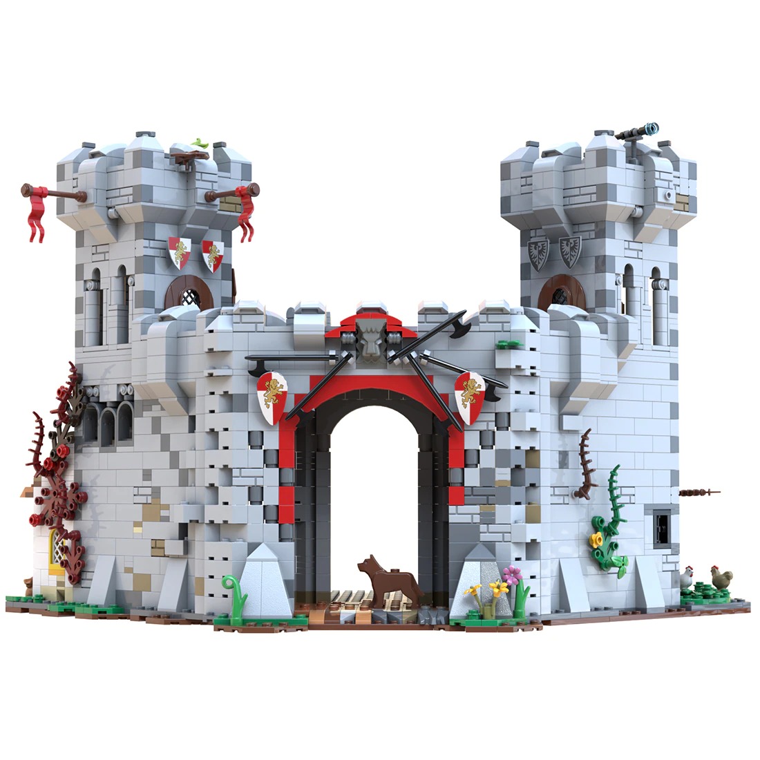 authorized moc 120736 medieval castle th main 1 - KAZI Block