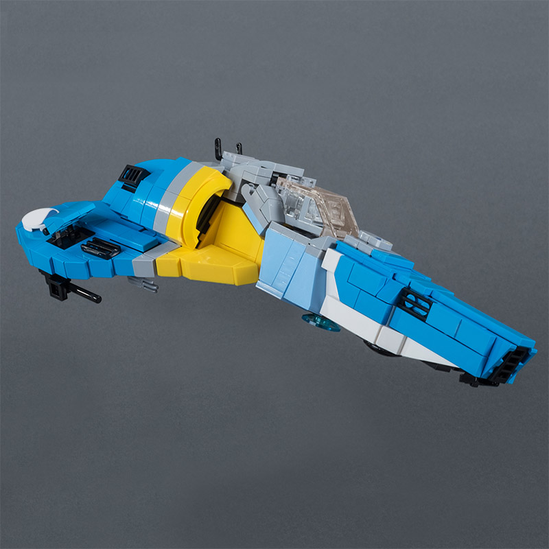MOC 89493 XL 15 Space Ship 4 - KAZI Block