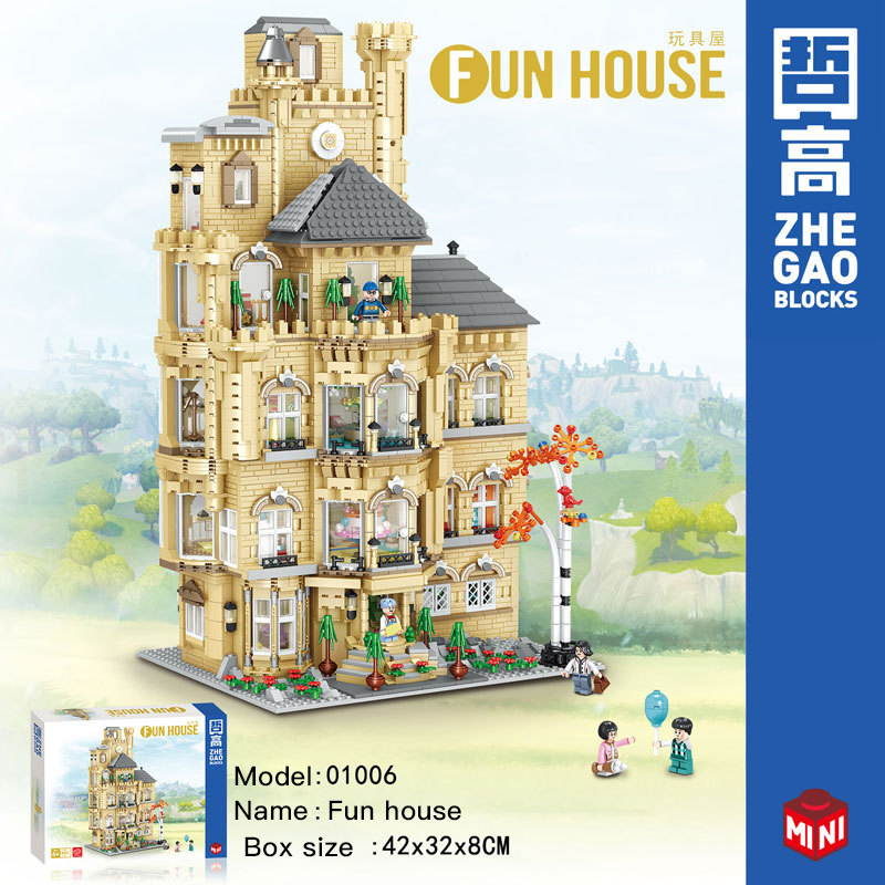 ZheGao 01006 Creator Expert Fun House 3 - KAZI Block