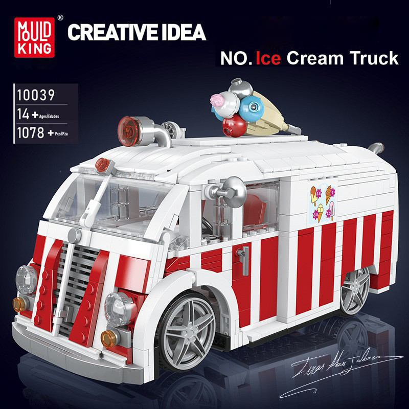 Mould King 10039 Ice Cream Truck 4 - KAZI Block