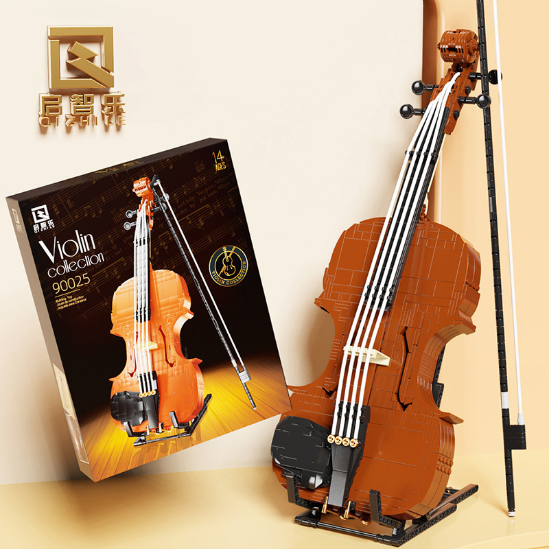 QiZhiLe 90025 Creator Expert Violin 3 1 - KAZI Block