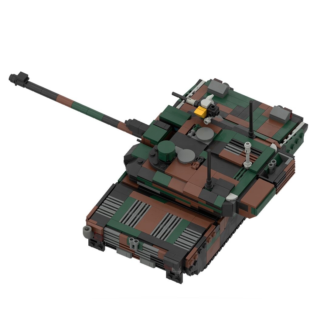 moc 34858 leclerc main battle tank model main 1 - KAZI Block