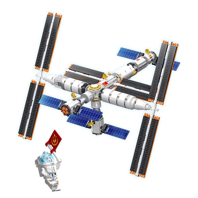 JIESTAR 58006 Space Model Tiangong Space Station 4 - KAZI Block