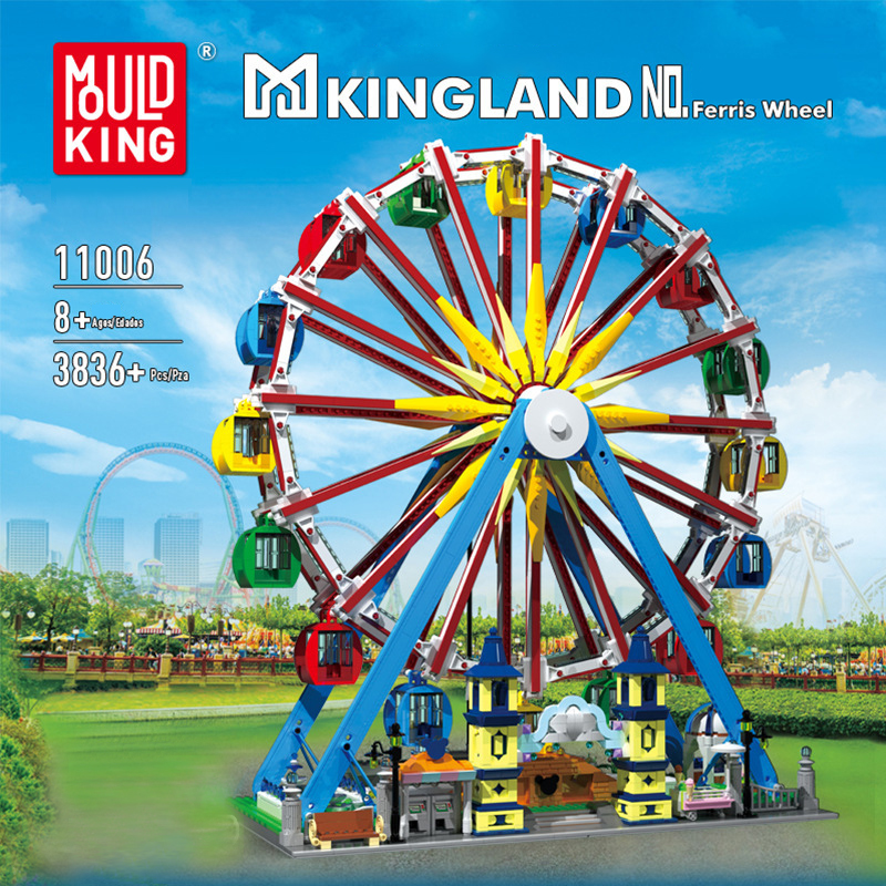 Mould King 11006 Fairground Ferris Wheel 6 1 - KAZI Block