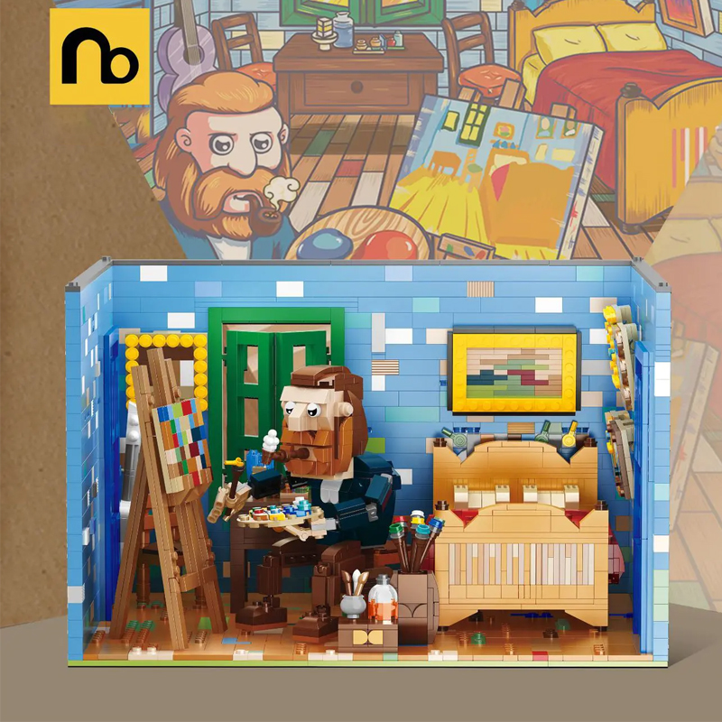 NiceBricks 200616 Van Gogh Art Master 4 - KAZI Block