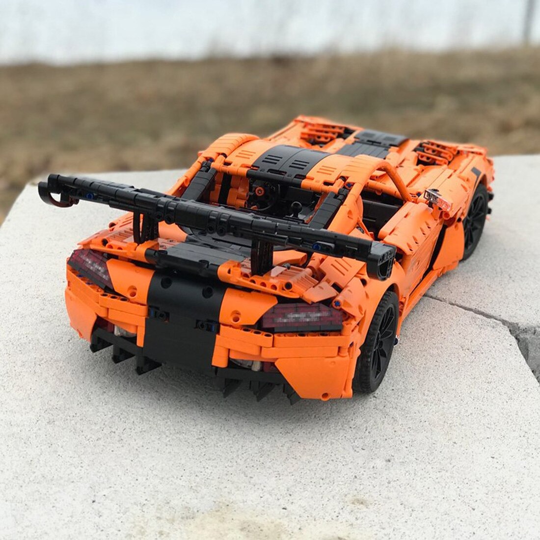 authorized moc 13655 orange supercar mod main 1 - KAZI Block