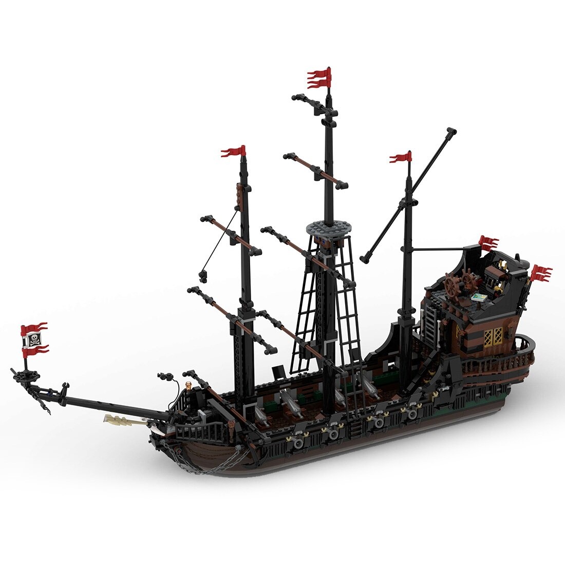 authorized moc 36789 pirate ship medieva main 0 - KAZI Block