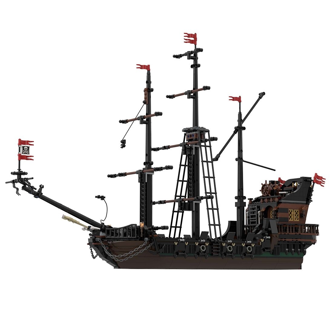authorized moc 36789 pirate ship medieva main 2 - KAZI Block
