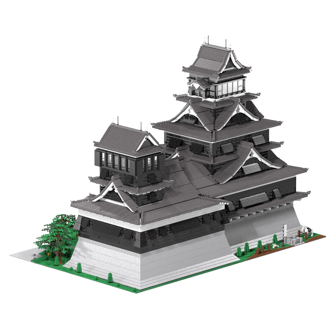 kumamoto castle model street view moc bu main 1 - KAZI Block