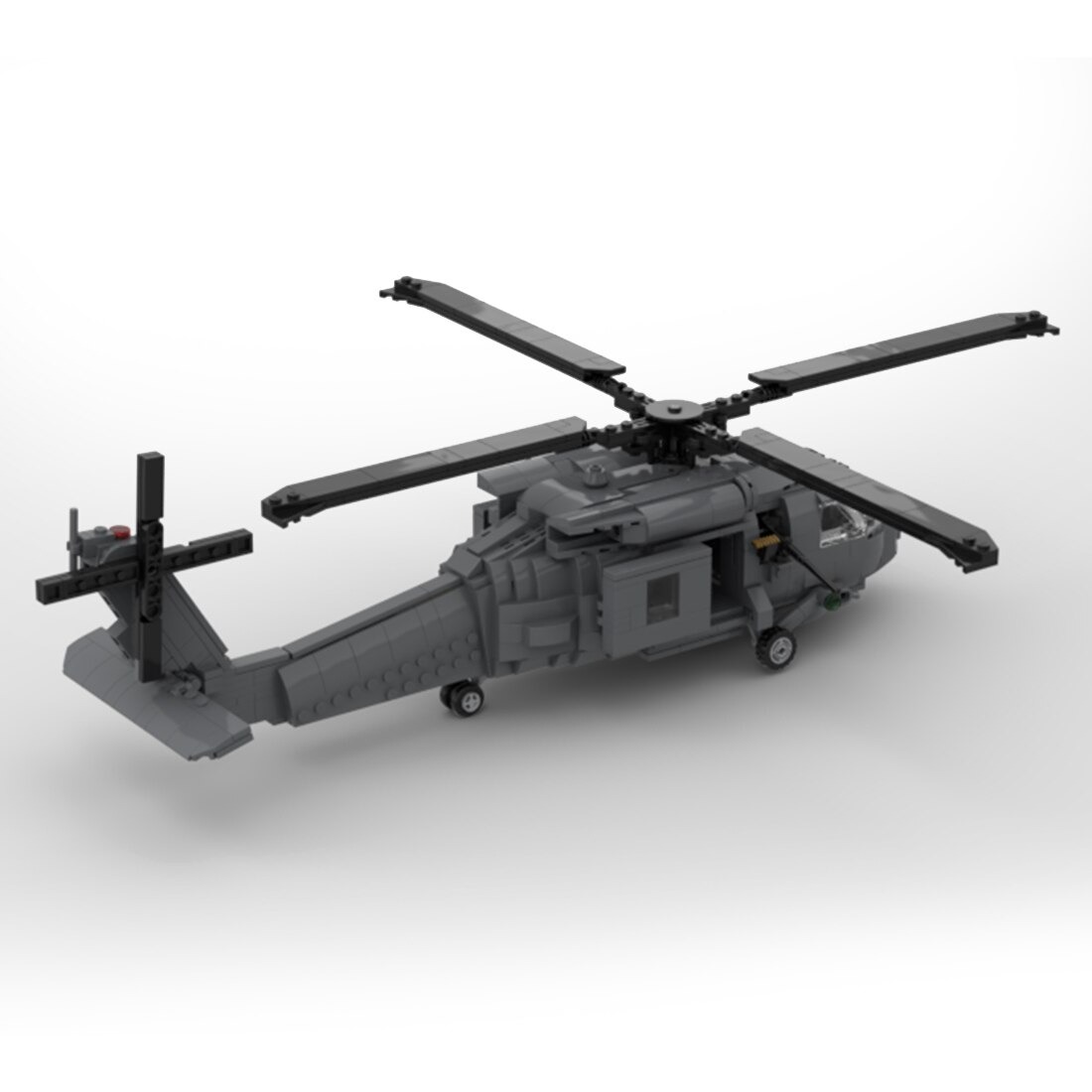 moc 127128 military helicopter diy build main 2 - KAZI Block