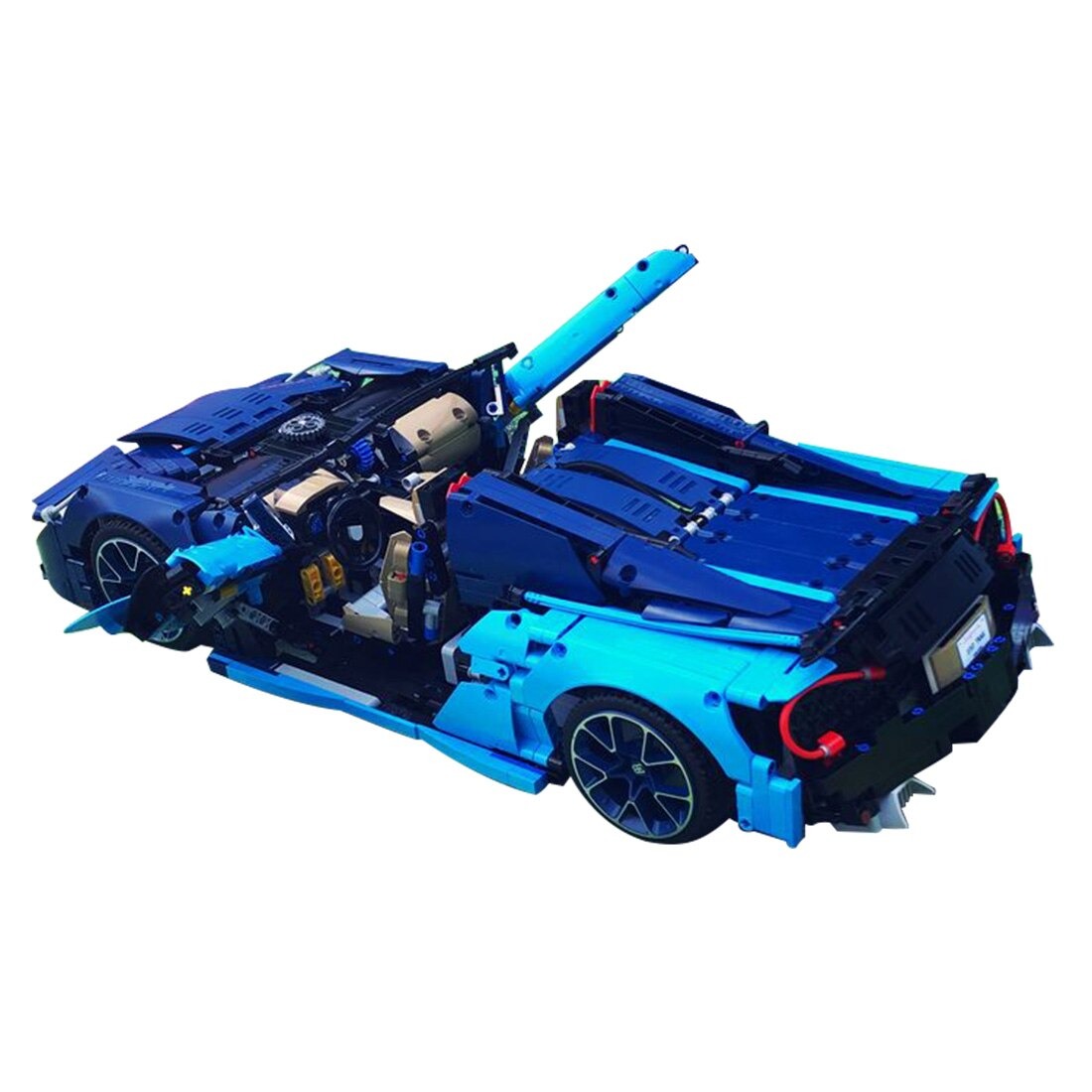moc 16029 blue sports car model sci fi t main 0 - KAZI Block