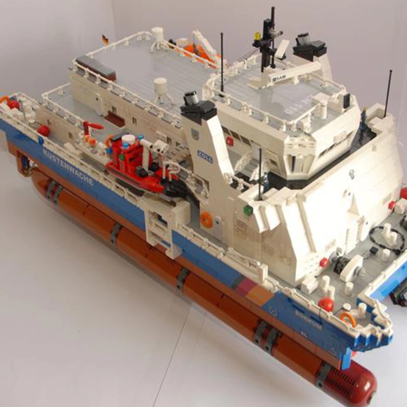moc building blocks warship model series main 2 1 - KAZI Block