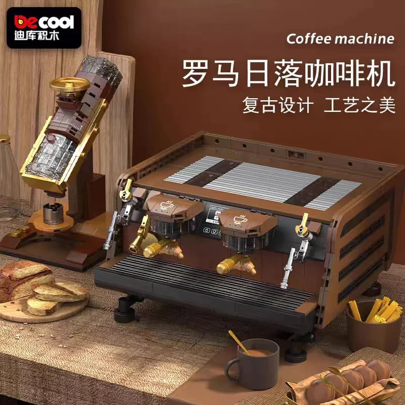 DECOOL 16804 16806 Rome Espresso Machine 3 - KAZI Block