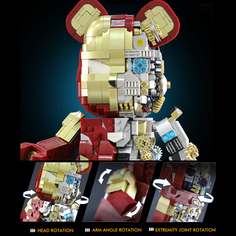 Iron Man Mechanical Bear 1 - KAZI Block