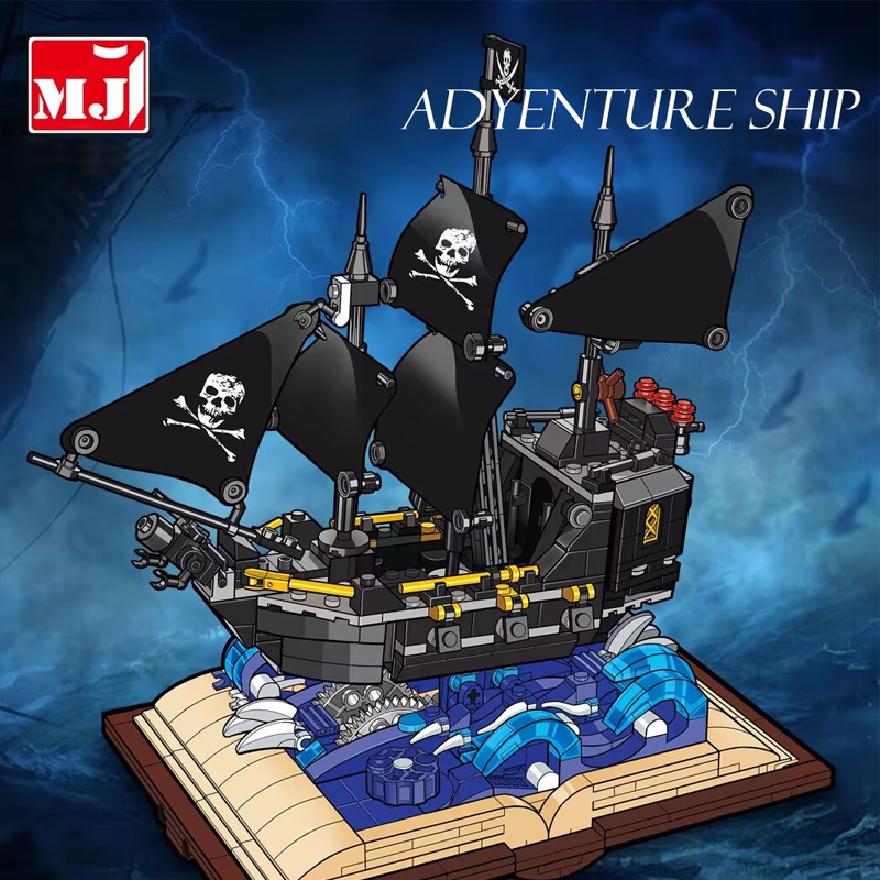 MJI 13019 Pirates Adyenture Ship Book 2 - KAZI Block