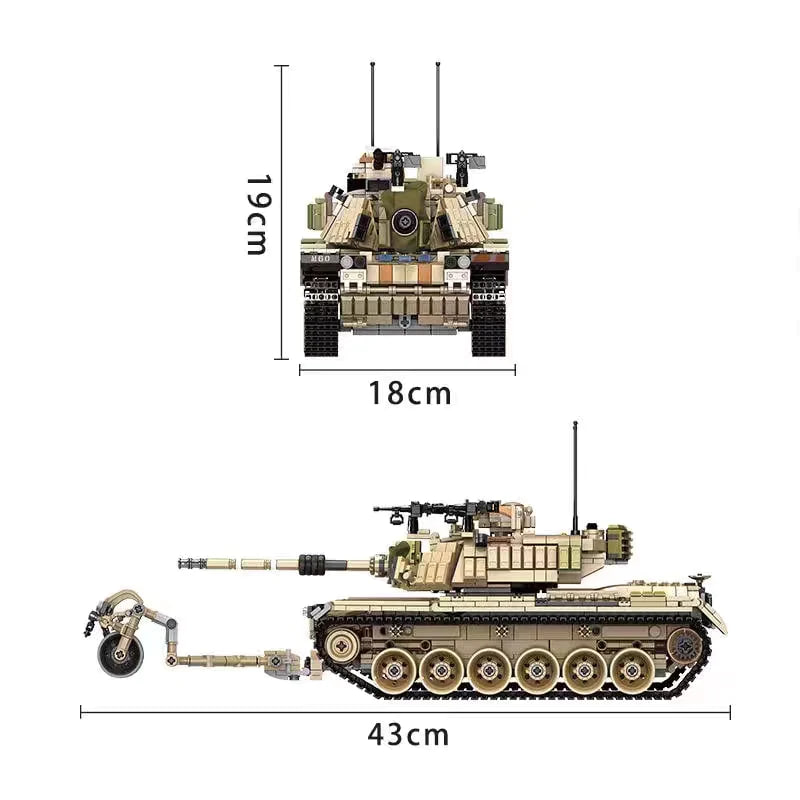 PANLOS 632004 Israeli M60 Magach Main Battle Tank 3 - KAZI Block