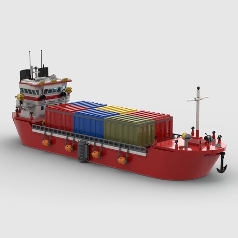 moc building blocks ship model series ur main 3 - KAZI Block
