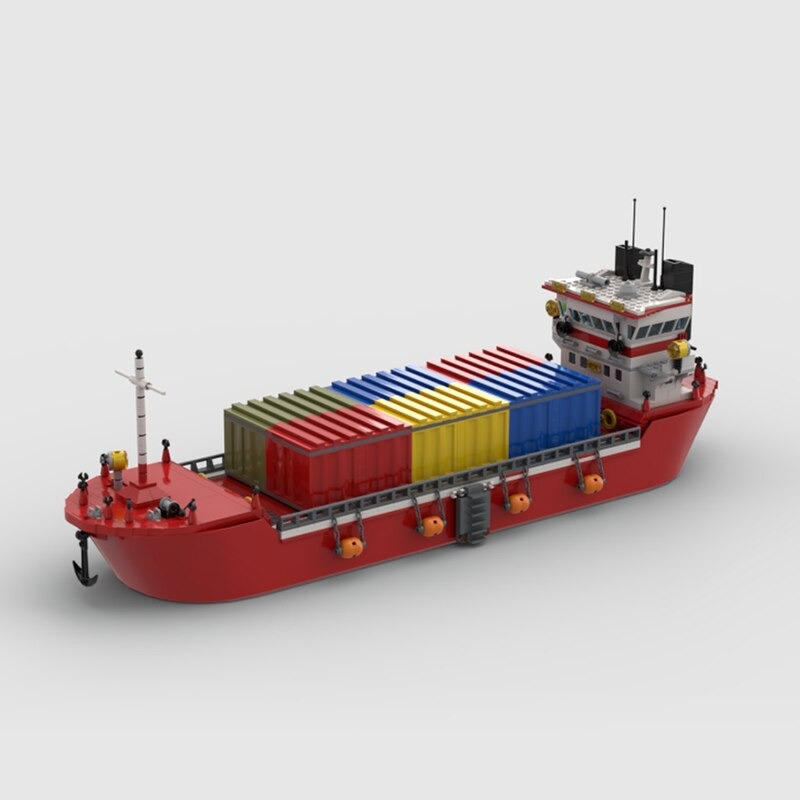 moc building blocks ship model series ur main 4 - KAZI Block