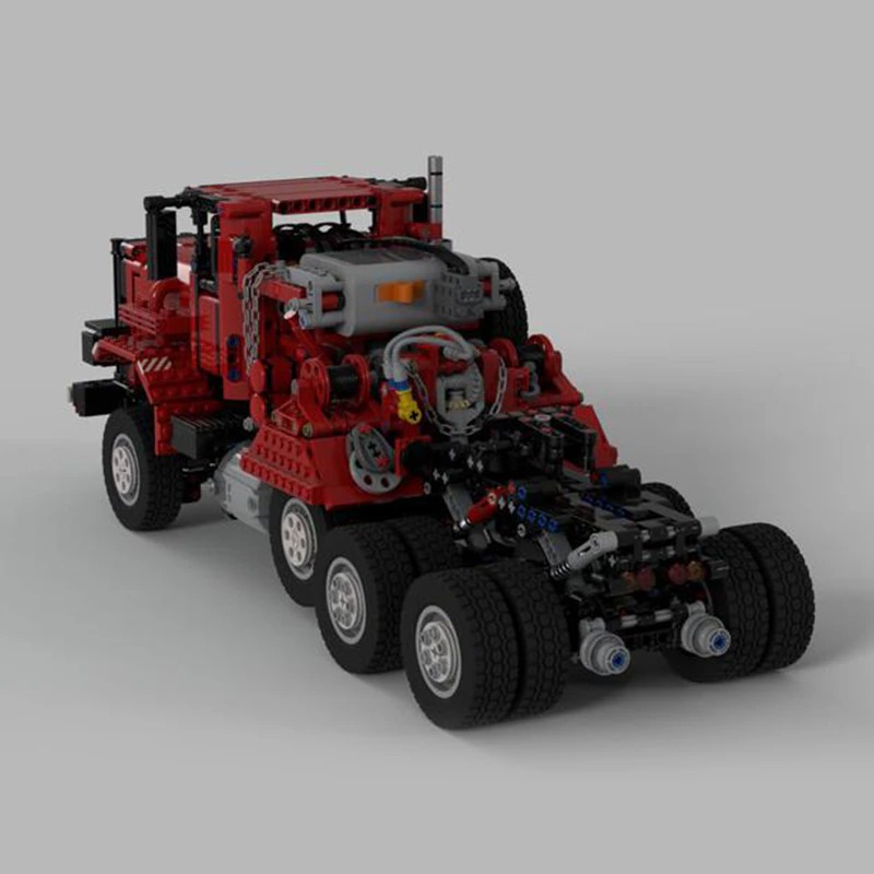 moc building blocks truck model heavy eq main 2 - KAZI Block