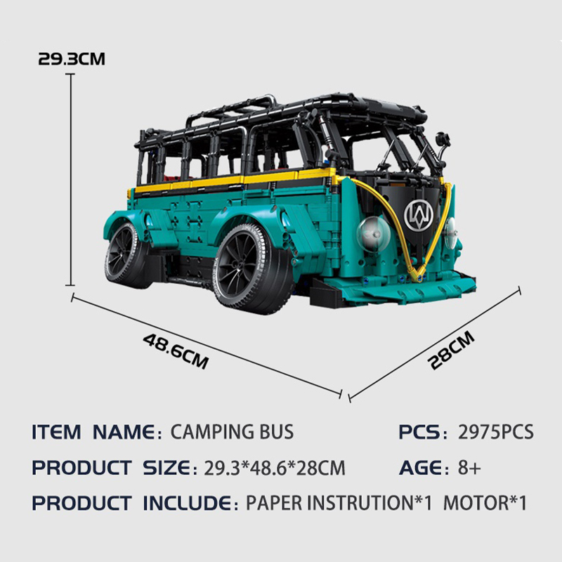 CACO C021 Low Pitched Camping Bus 1 - KAZI Block