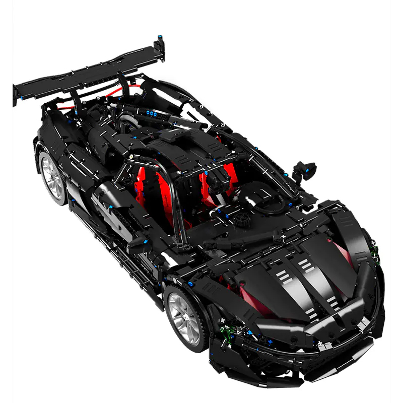 HAPPY BUILD XQ1001 A Motor Black McLaren P1 Hypercar 4 - KAZI Block
