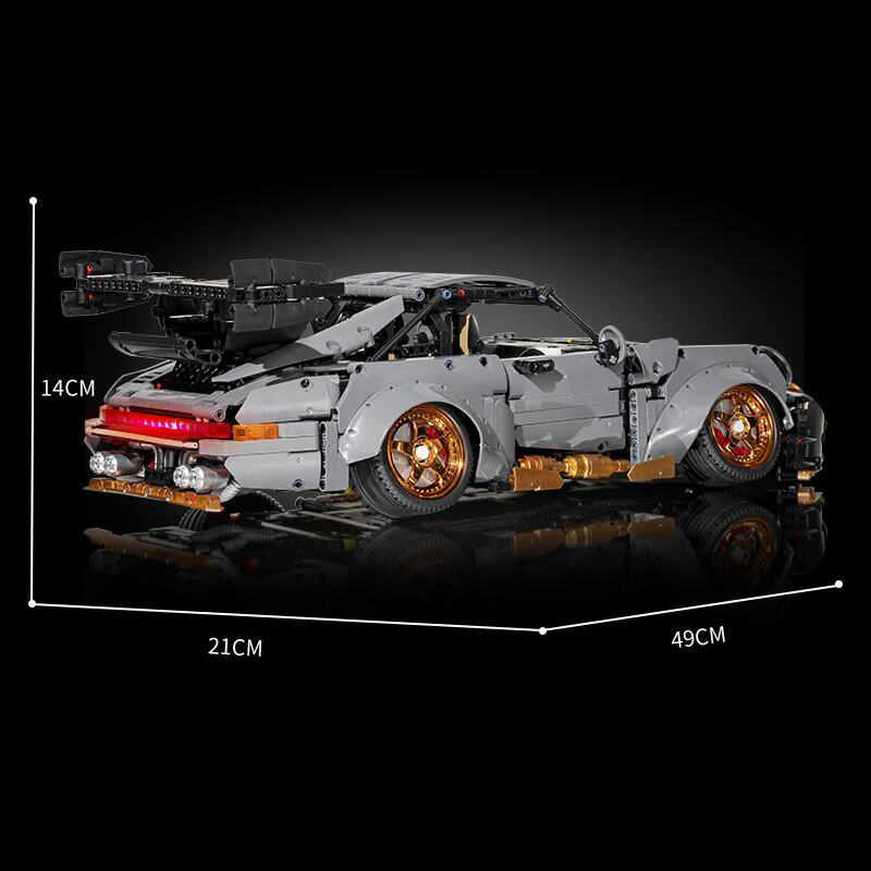 K Box 10220B Cement Gray Porsche 964 Sports Car 2 - KAZI Block