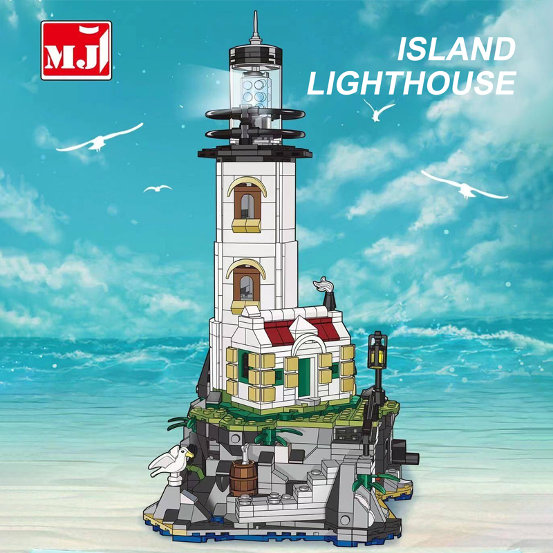 MJI 13045 Island Lighthouse Book 3 - KAZI Block