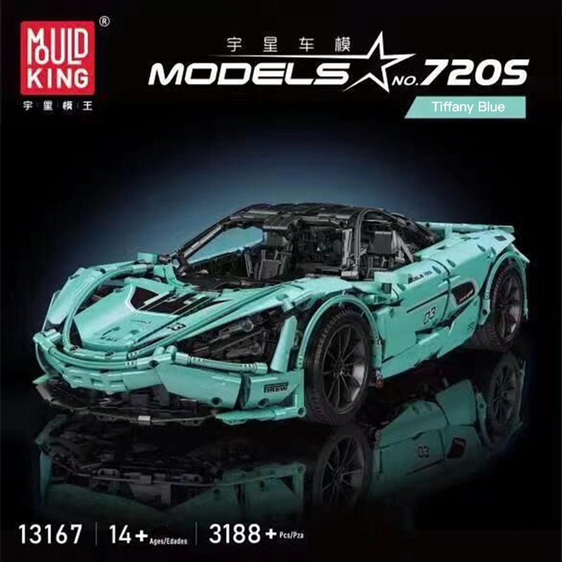 Mould King 13167 McLaren 720S Sports Car 3 - KAZI Block