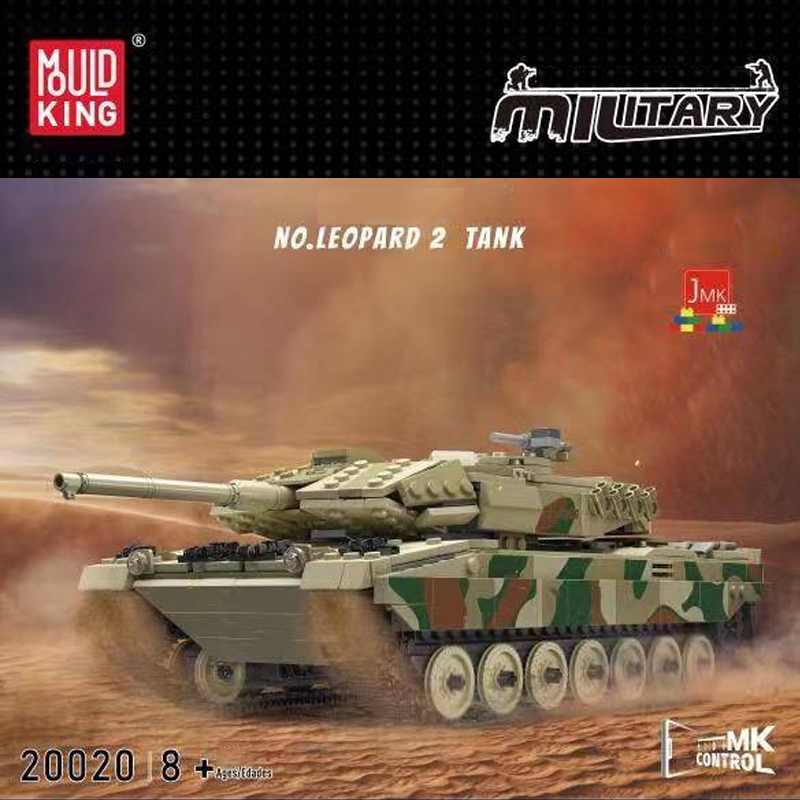 Mould King 20020 Leopard 2 Tank 5 - KAZI Block