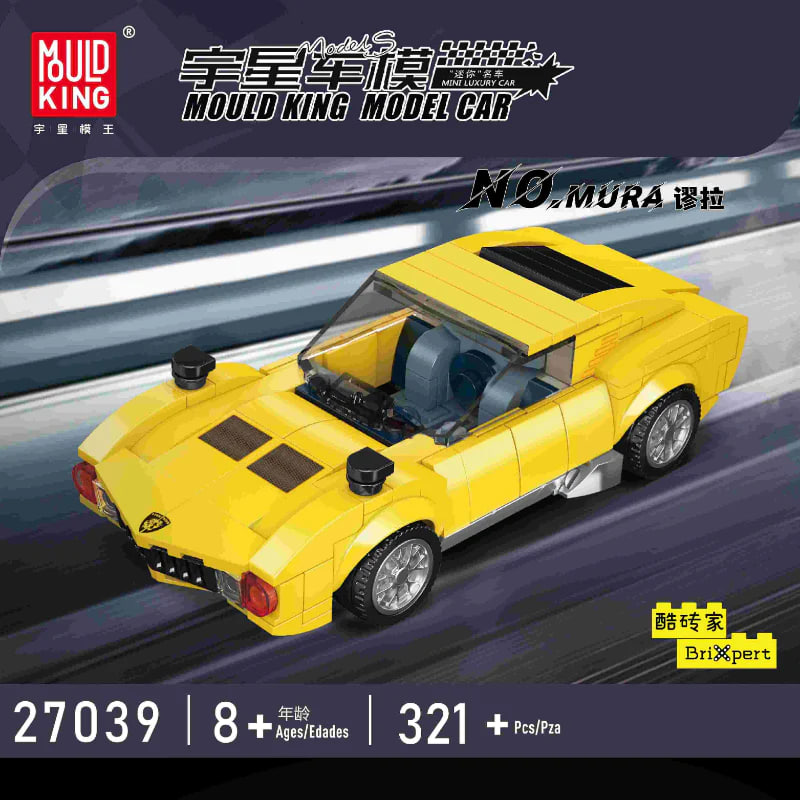 Mould King 27039 Lamborghini Miura 4 - KAZI Block
