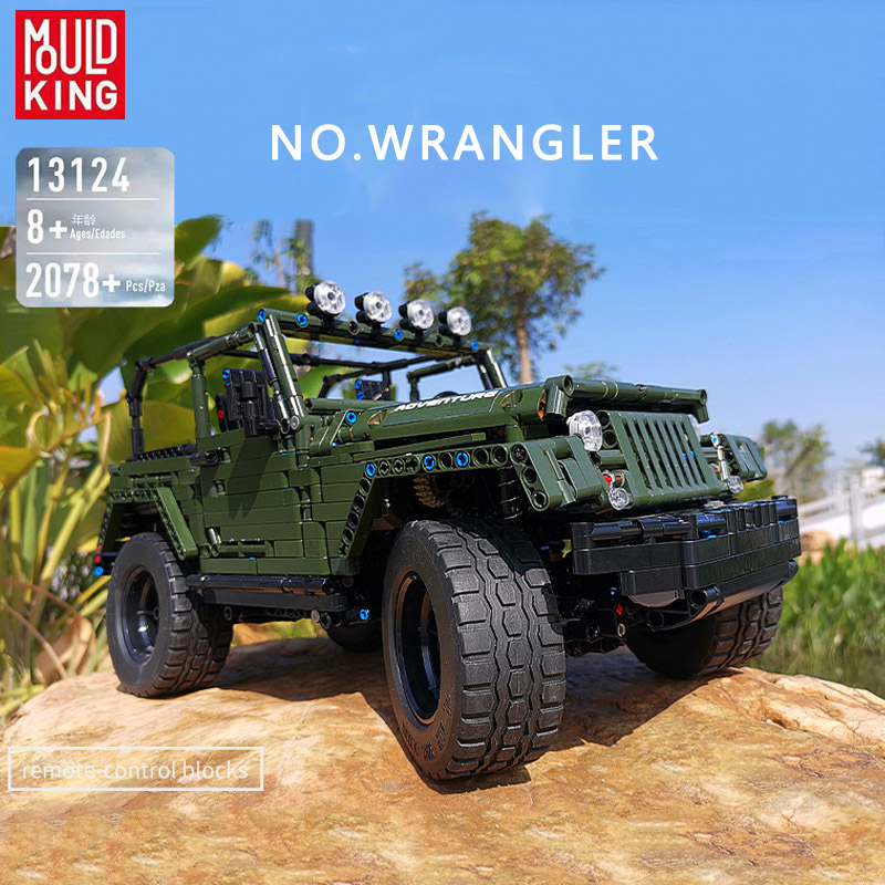 MouldKing 13124 Jeep Wrangler Rubicon RC 4 - KAZI Block