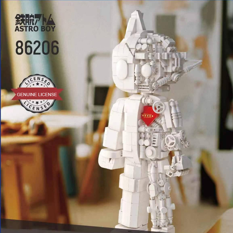 Pantasy 86206 White Astro Boy Mechanical Clear Ver 5 - KAZI Block