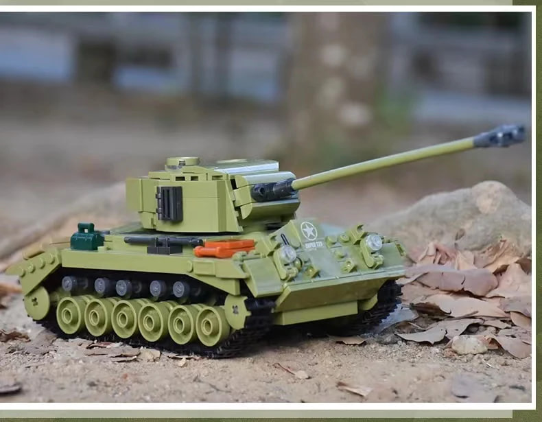 SLUBAN M38 B0860 US Army M26E1 Pershing Tank Second Variation 2 - KAZI Block