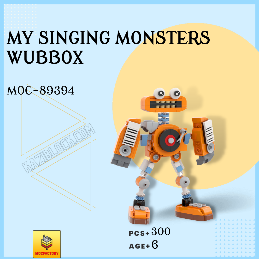 5 in1 My Singing Monsters Building Blocks Wubbox Furcorn MOC