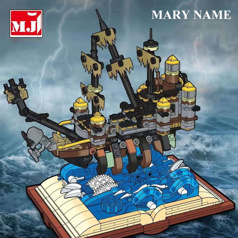 MJI 13046 Pirates The Mary Ship Book 3 - KAZI Block
