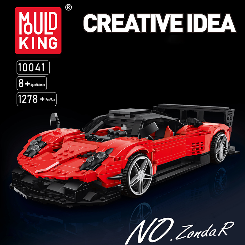Mould King 10041 No.Zonda R Sports Car 4 - KAZI Block