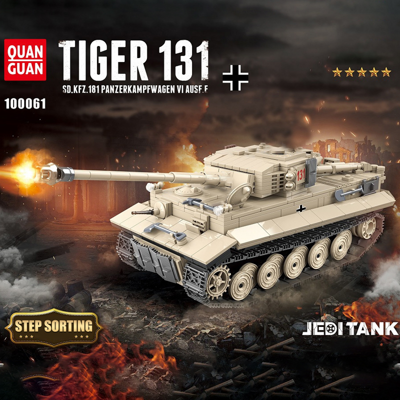 QUANGUAN 100061 Tiger 131 Tank 3 - KAZI Block