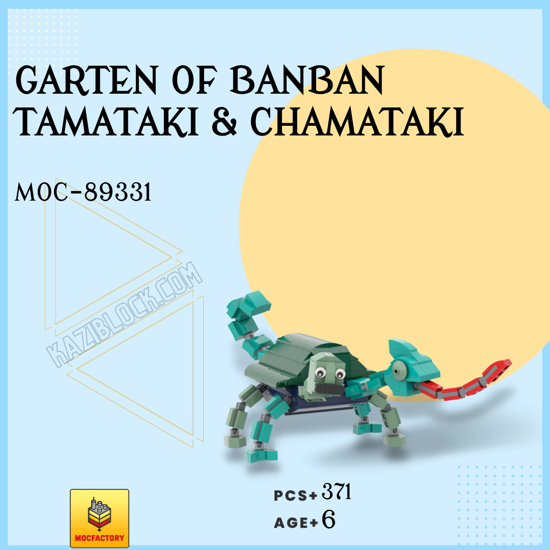 MOC Factory Movies and Games 89352 Garten of Banban 3 Worm Jimi