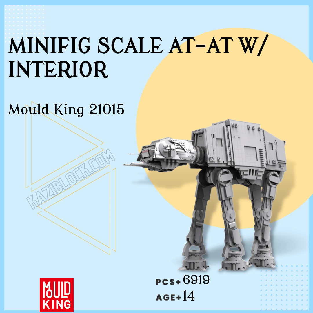 MOULD KING Star Wars 21015 Minifig Scale AT-AT w/ Interior