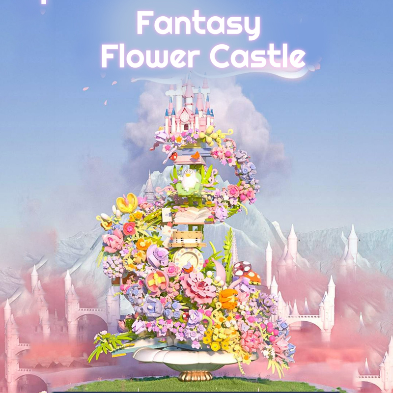 SEMBO 611072 Fantasy Flower Castle 1 - KAZI Block