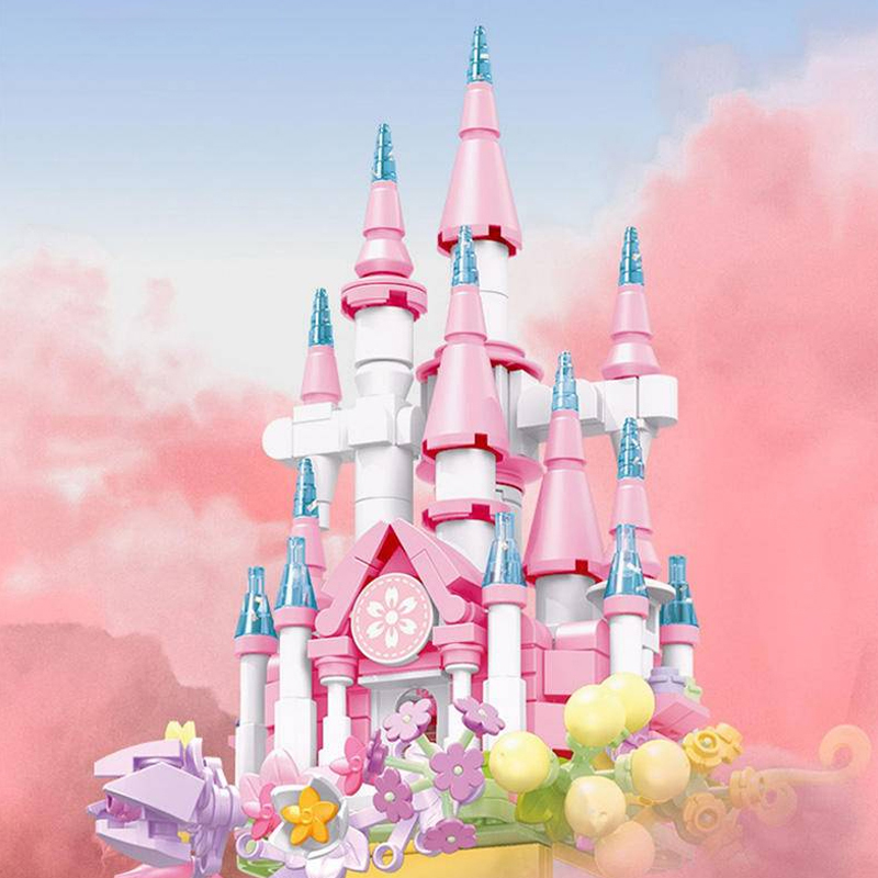 SEMBO 611072 Fantasy Flower Castle 2 - KAZI Block