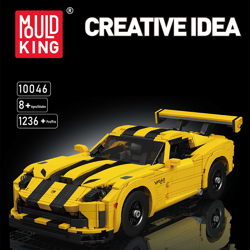 Mould King 10046 Dodge Viper 1 - KAZI Block