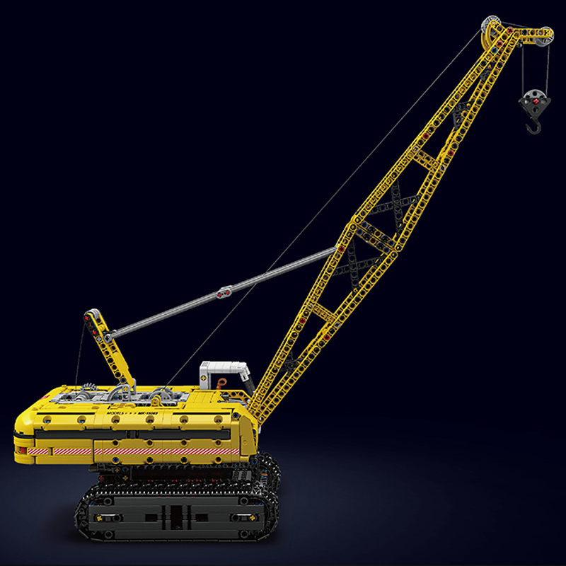 Mould King 15069 Motor Yellow Crawler Crane 2 - KAZI Block